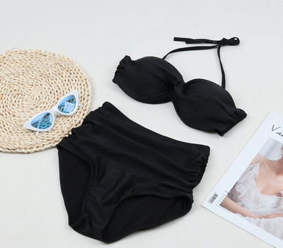 Gathering Breast Holding Swimsuit Bride Wedding Photography Chest Paste