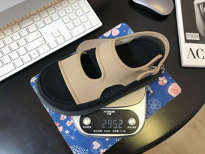 Soft Elastic Thick Sole Elastic Band Slip-on Casual Sandals