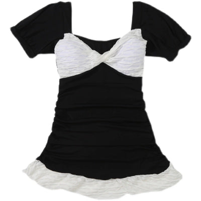 Baignade Gentle Short-Sleeved Underpants One-Piece Swimsuit