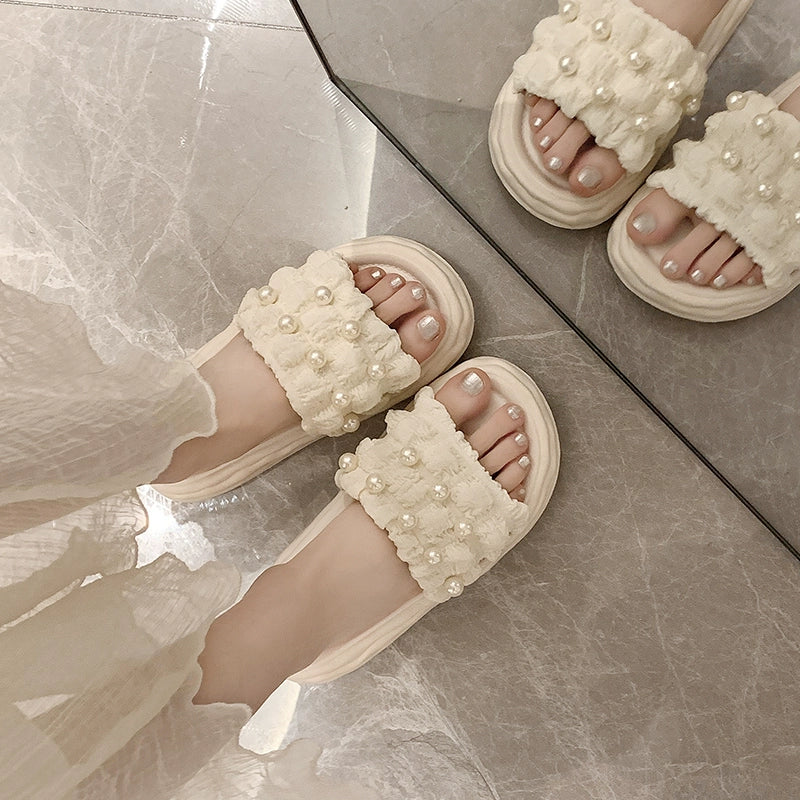 Thick Sole Fairy Style Seaside Vacation Beach Sandals