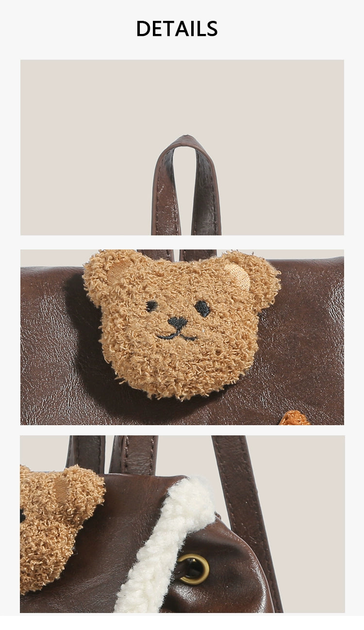 Y2g Millennium Lamb Wool Bear Backpack