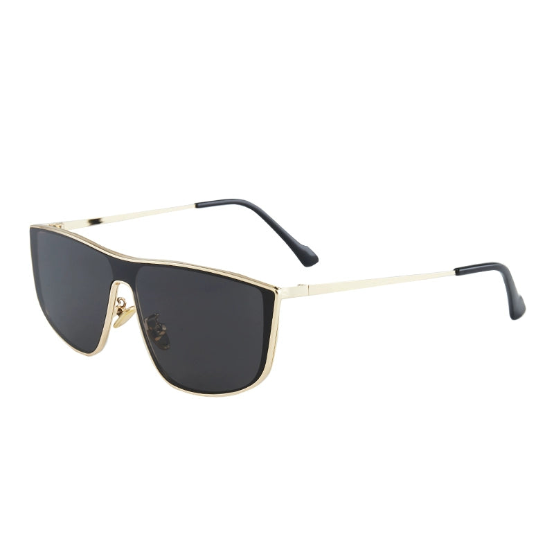 2024 New Autumn New One-Piece Windproof Goggles Y2g Cat Eye Retro Concave Shape Sunglasses Women's Fashionable
