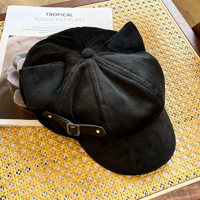 Y2g Punk Subculture Niche Design Painter Cap Children's Autumn and Winter Sweet All-Match Make Your Face Look Smaller Beret Fashion