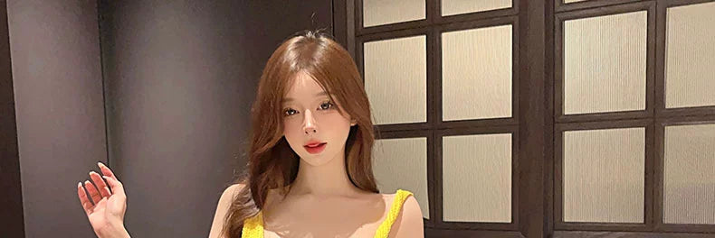 2025 New Swimsuit Women's Ins Style Sexy Separates Bikini Sexy Push up Three-Piece Vacation Women's Swimsuit
