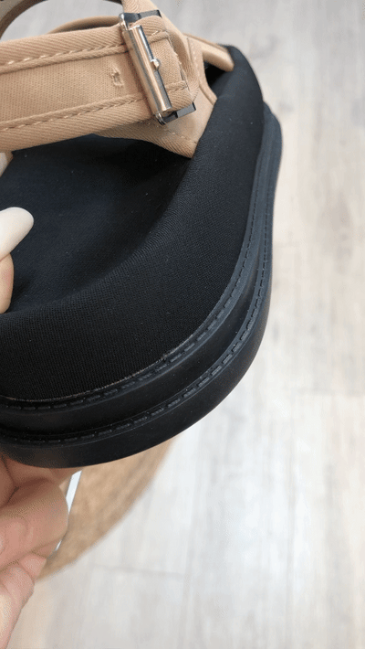 Soft Elastic Thick Sole Elastic Band Slip-on Casual Sandals
