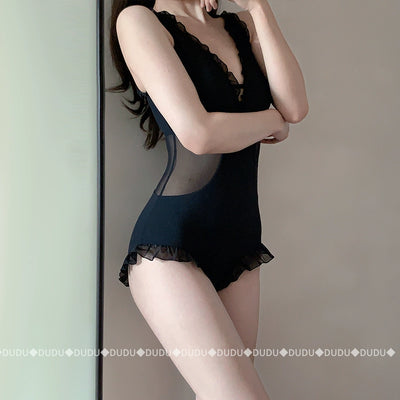 ◆ Dudu ◆ New One-Piece Swimsuit Female Sexy Fancy Hot Spring Desire Wind Covering Belly Thin Open Back Vacation Swimsuit