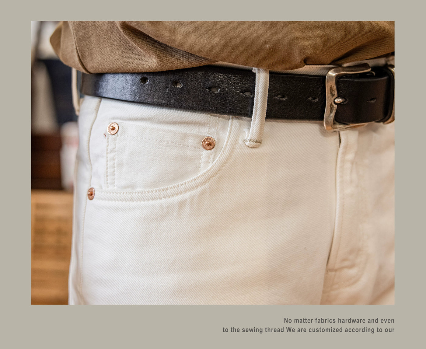 710-0003 Heavy Weight Indigo Selvage Washed 14oz Pants Sanforized Thick Raw Denim Jean Red Tornado