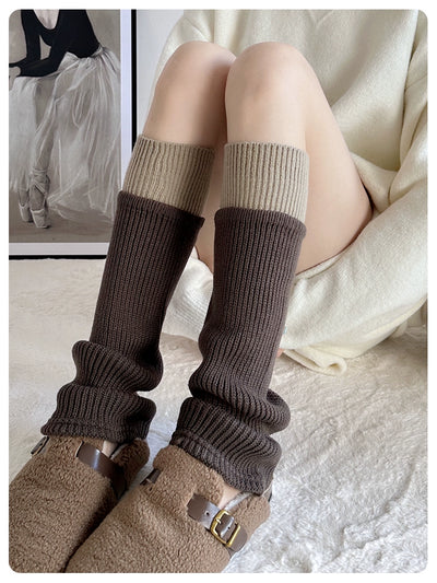 Yoga Pants Foot Sock Female Gray Bunching Socks Knee Socks Autumn and Winter Knee Socks Y2g Leg Warmer Calf Socks Matching Dad Shoes