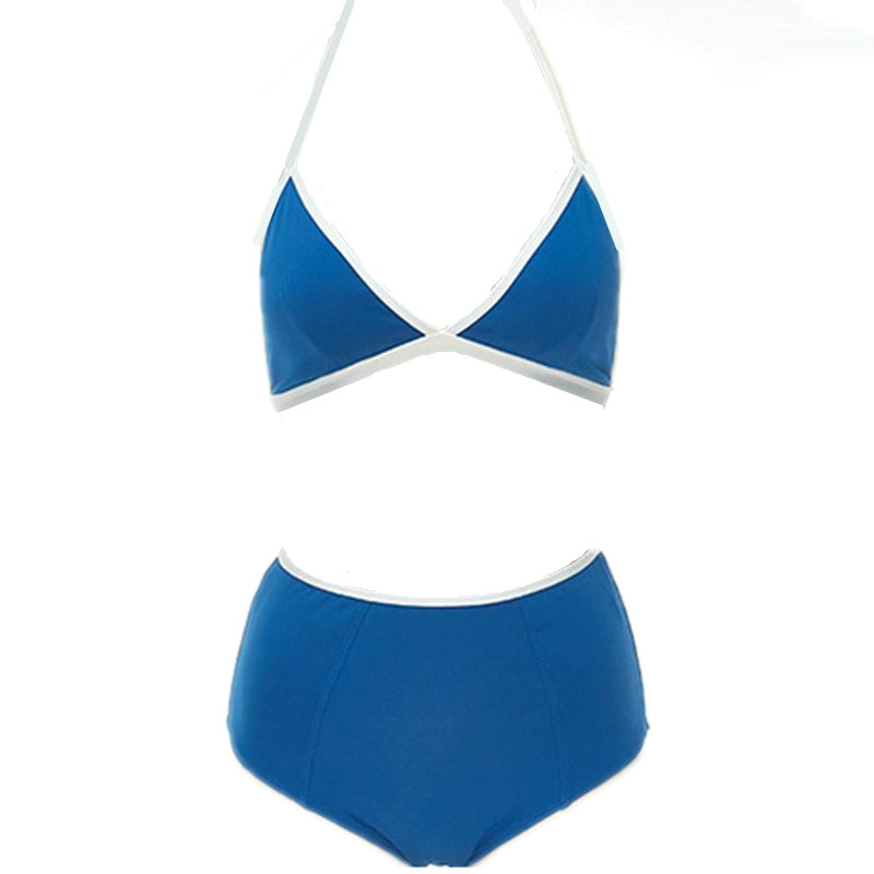 South Korea Separates Swimsuit Female Online Influencer Sexy Bikini Slim Looking Belly Covering Ins Style High Waist Student Vacation Swimsuit