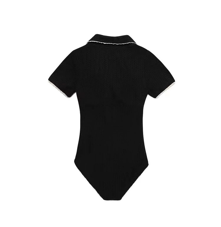 Offand Buyer's Store Aprilpoolda Slim Looking Young Adult Sports Style One-Piece Swimsuit Vacation Swimsuit Women