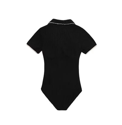 Offand Buyer's Store Aprilpoolda Slim Looking Young Adult Sports Style One-Piece Swimsuit Vacation Swimsuit Women