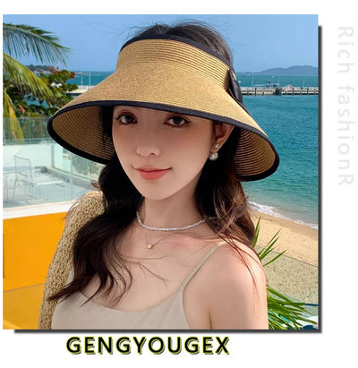 Summer Outing Foldable Sunshade Sun Protection Hat Big Brim