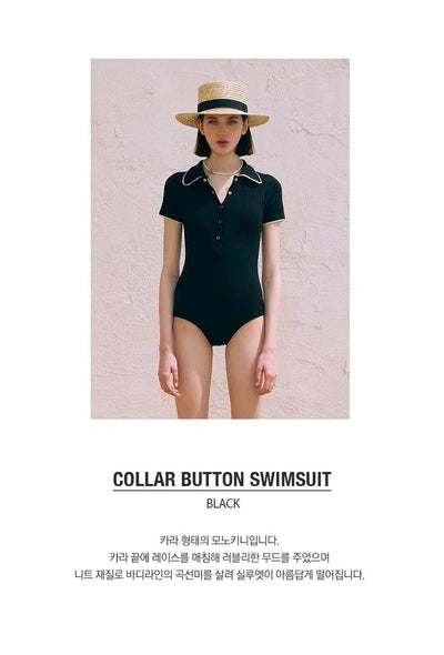 Offand Buyer's Store Aprilpoolda Slim Looking Young Adult Sports Style One-Piece Swimsuit Vacation Swimsuit Women