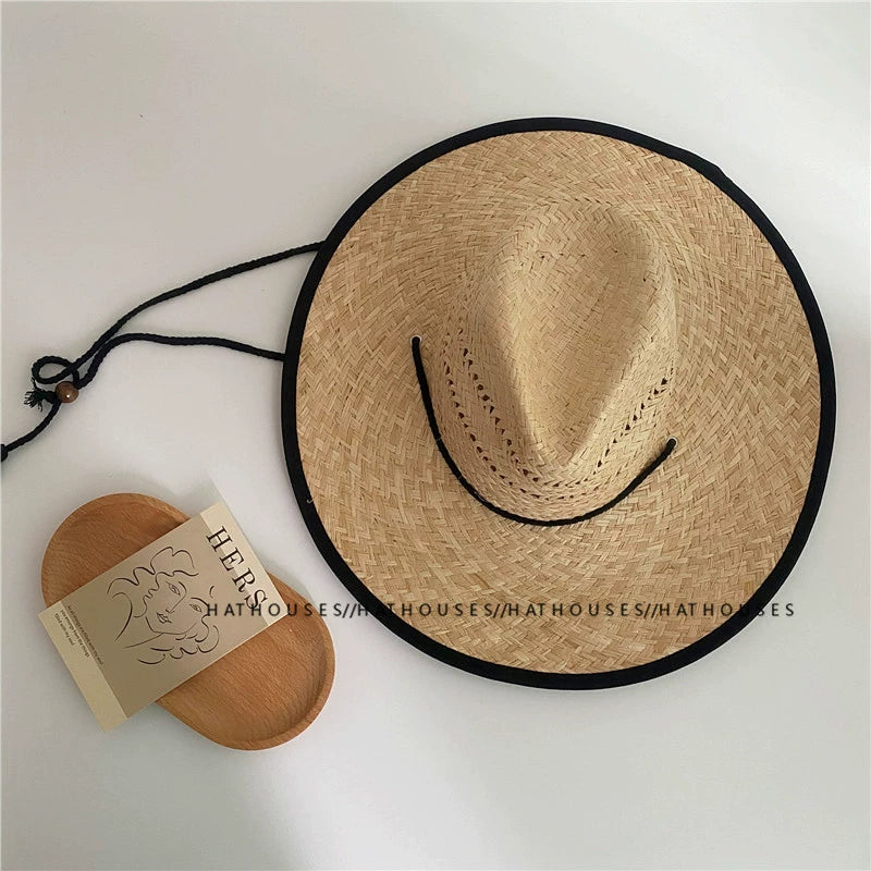 Light Women's Sunshade Sun Protection Hat Outdoor Casual Raffia
