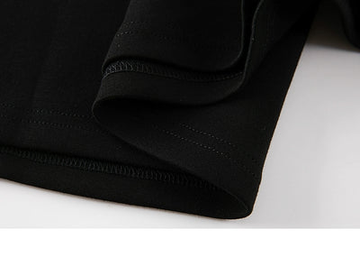 Xwi Xin Not Contrast Color Patchwork Hoodie Dress Female 2024 Autumn Simplicity Generous Slimming Elegant Long Dress