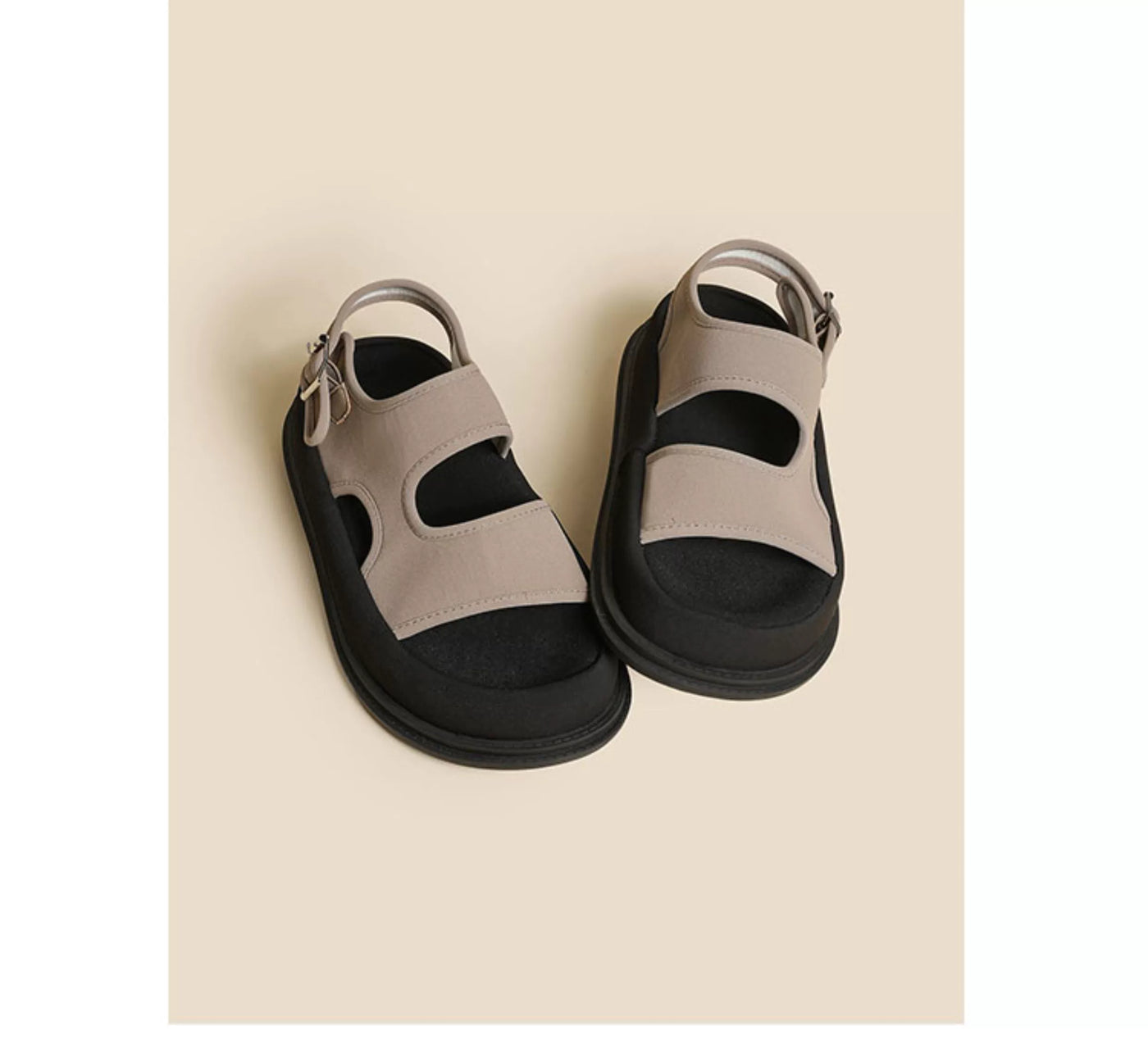 Soft Elastic Thick Sole Elastic Band Slip-on Casual Sandals