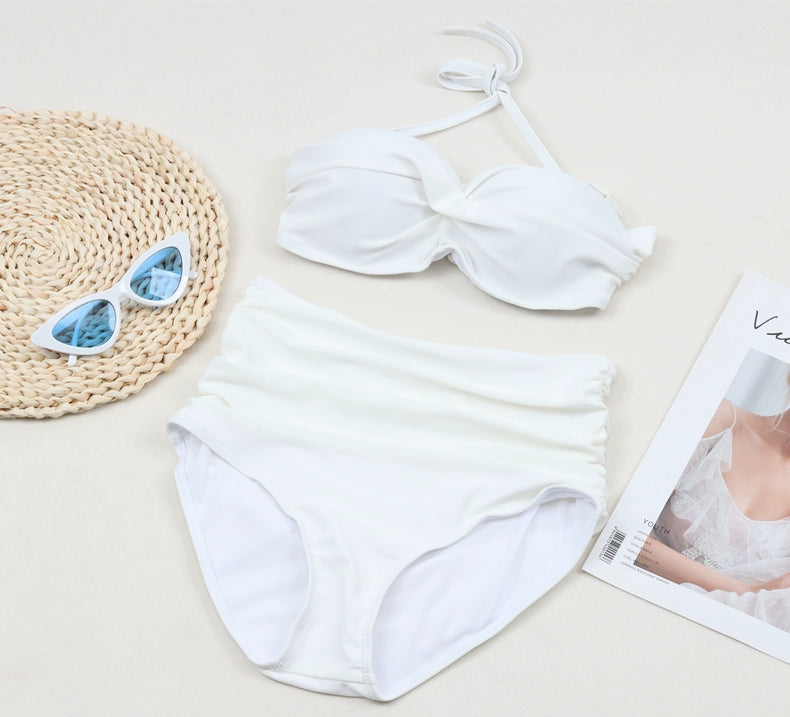Gathering Breast Holding Swimsuit Bride Wedding Photography Chest Paste