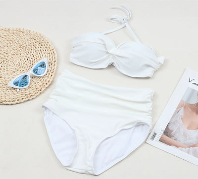Gathering Breast Holding Swimsuit Bride Wedding Photography Chest Paste
