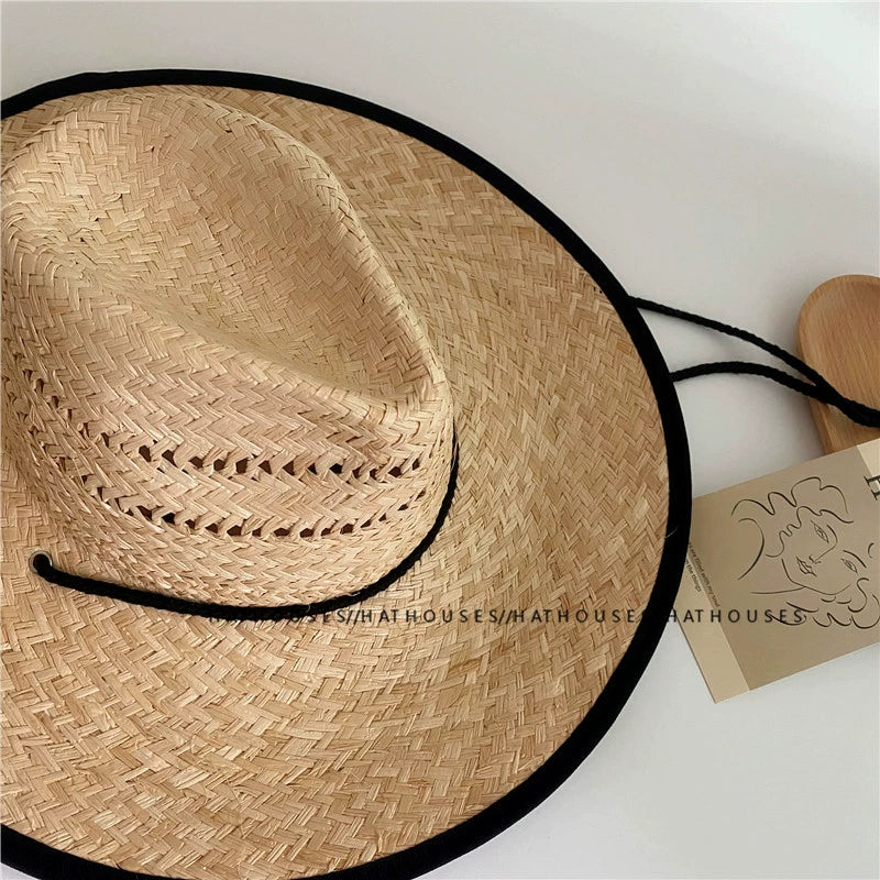 Light Women's Sunshade Sun Protection Hat Outdoor Casual Raffia