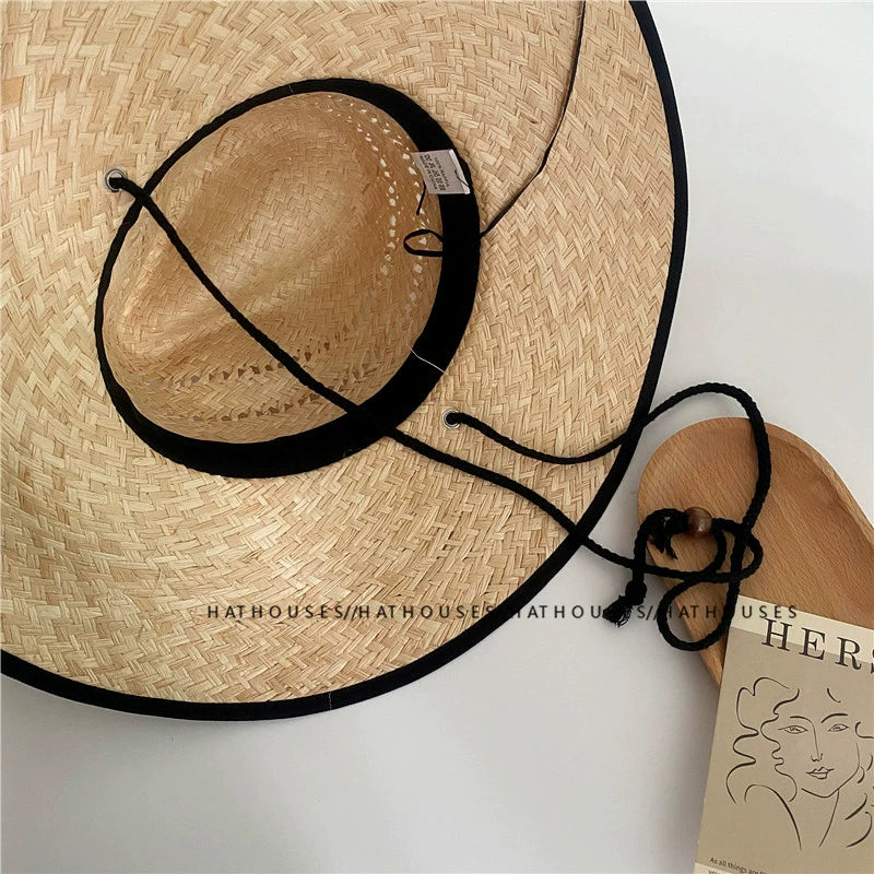 Light Women's Sunshade Sun Protection Hat Outdoor Casual Raffia