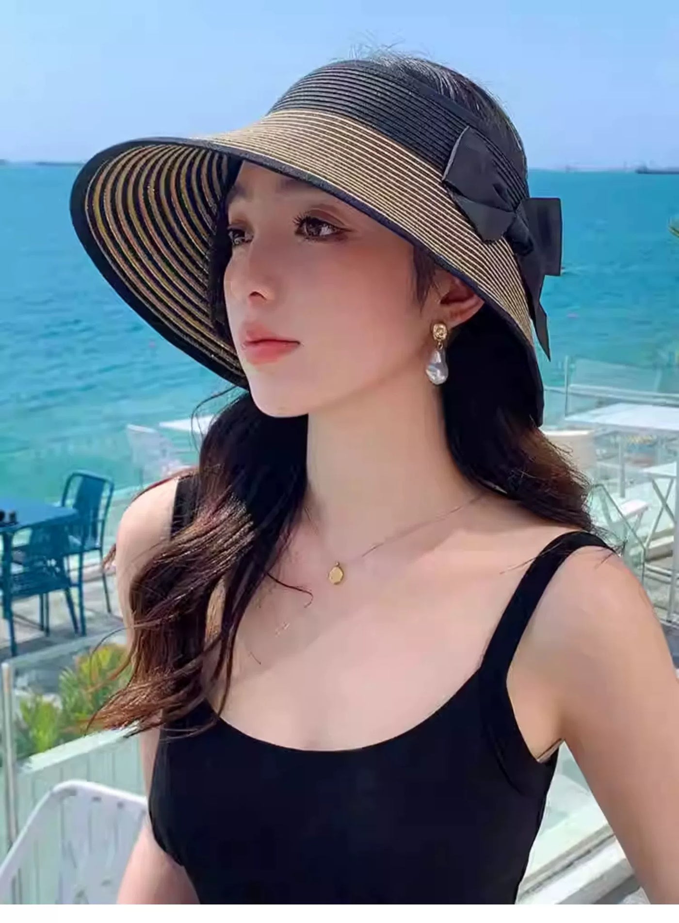 Summer Outing Foldable Sunshade Sun Protection Hat Big Brim