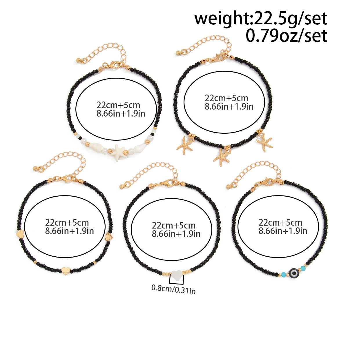 Fashion New Holiday Natural Shell Anklet Female Ins Niche Design Classy Sexy Beach Accessories Tide