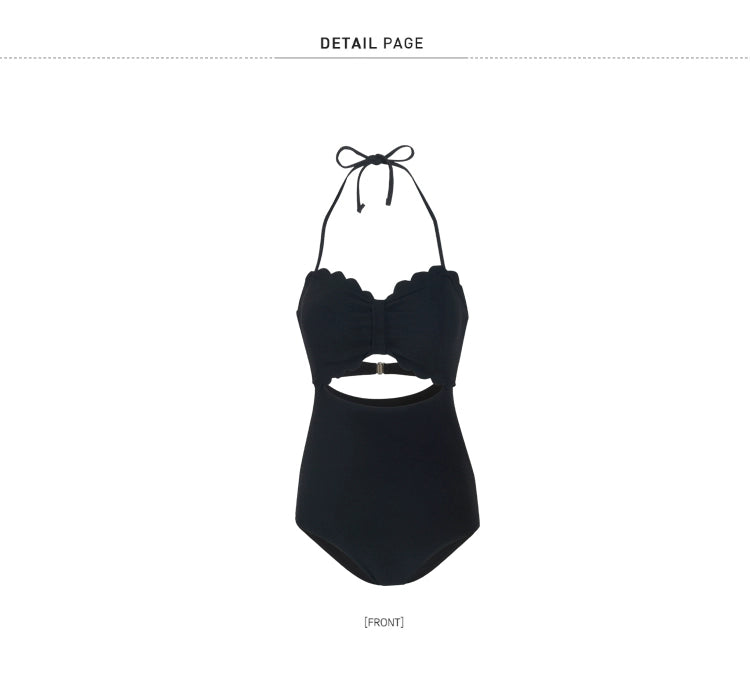 Black Camisole Sexy Women Japanese Slim Student Swimsuit
