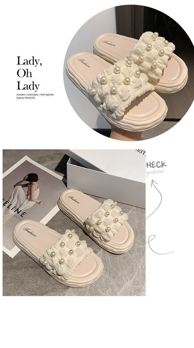 Thick Sole Fairy Style Seaside Vacation Beach Sandals