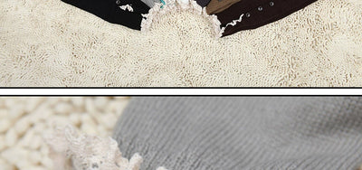Women's Lolita Autumn Japanese-Style Wool Button Socks