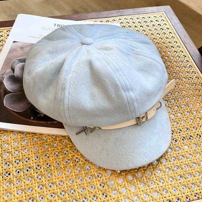 Y2g Punk Subculture Niche Design Painter Cap Children's Autumn and Winter Sweet All-Match Make Your Face Look Smaller Beret Fashion