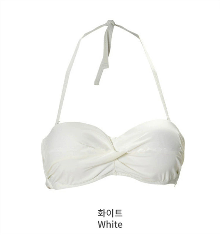 Gathering Breast Holding Swimsuit Bride Wedding Photography Chest Paste