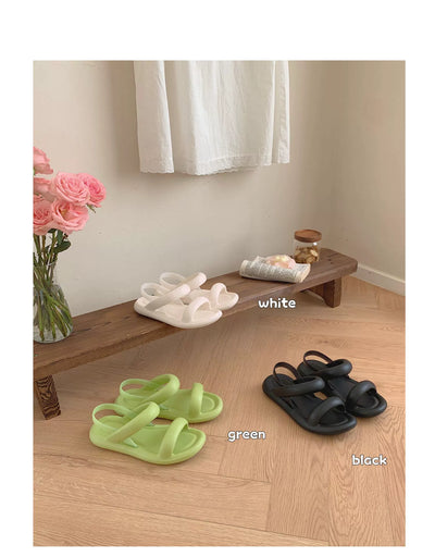 Thin Strip Fashion All-Match Flat Bottom Seaside Holiday Sandals