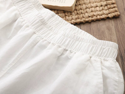 Artsy Loose and Simple Slimming Thin Holiday Capri Pants
