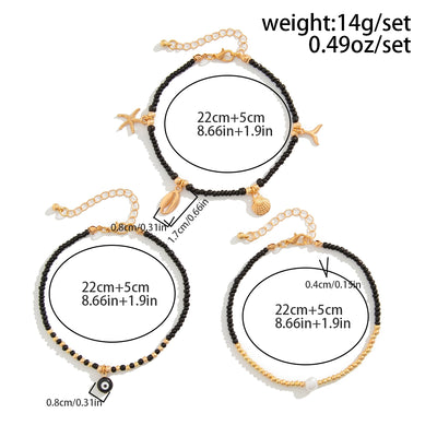 Fashion New Holiday Natural Shell Anklet Female Ins Niche Design Classy Sexy Beach Accessories Tide