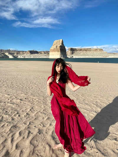 Egypt Dubai Scarf Middle East Scarf Scarf Travel Wear Wear Veil Beach Holiday Shawl Summer Cotton and Linen Scarf