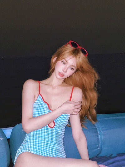 Summer Fresh Gingham Loli Pure Female Bandage