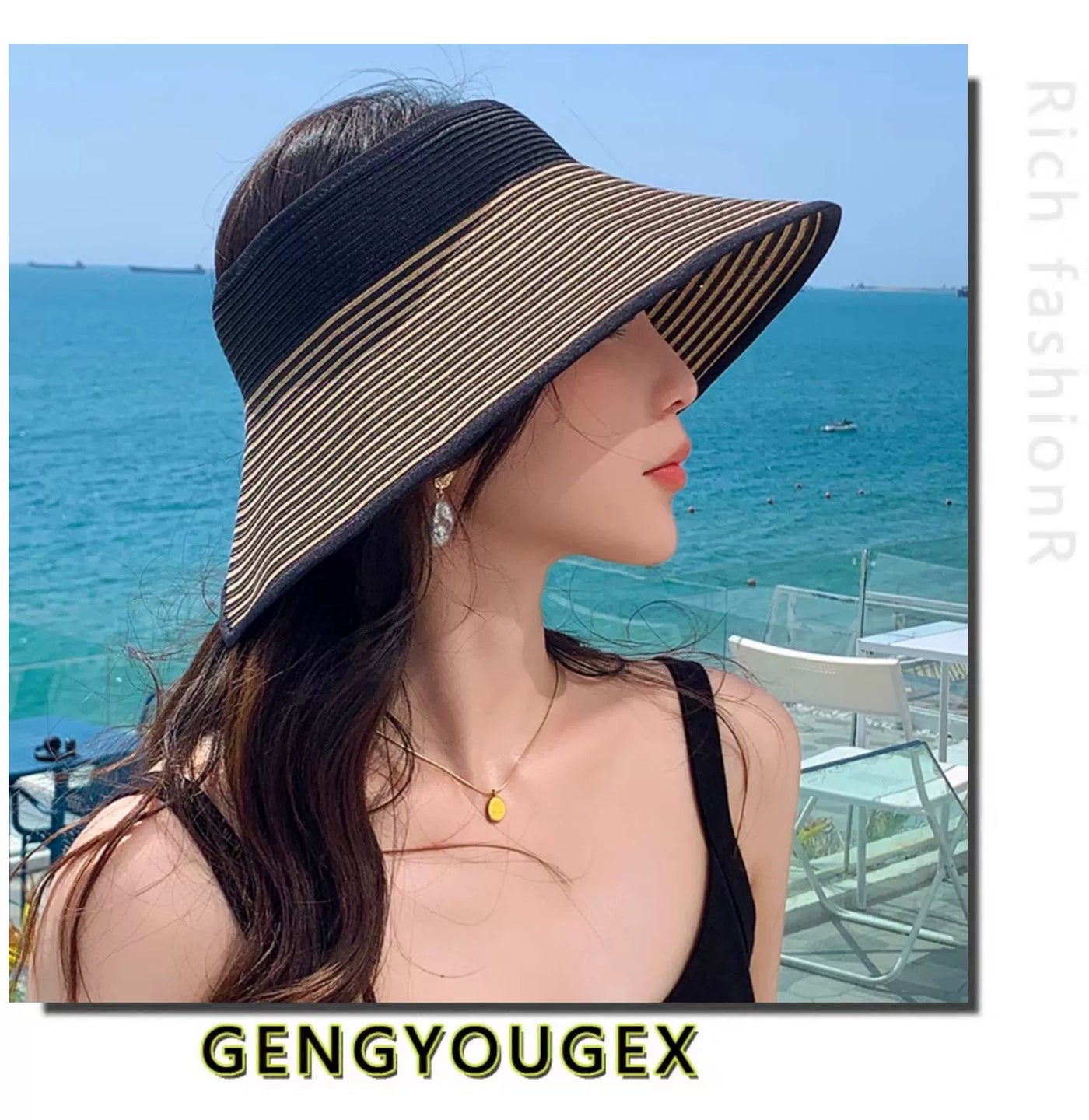 Summer Outing Foldable Sunshade Sun Protection Hat Big Brim