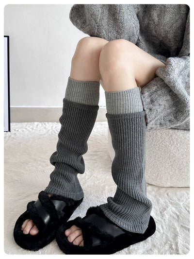 Yoga Pants Foot Sock Female Gray Bunching Socks Knee Socks Autumn and Winter Knee Socks Y2g Leg Warmer Calf Socks Matching Dad Shoes