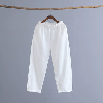 Artsy Loose and Simple Slimming Thin Holiday Capri Pants