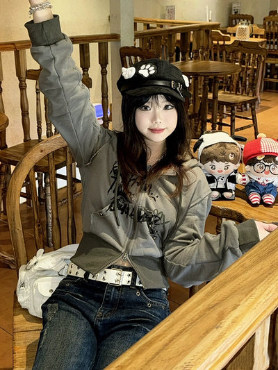 Y2g Punk Subculture Niche Design Painter Cap Children's Autumn and Winter Sweet All-Match Make Your Face Look Smaller Beret Fashion