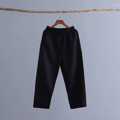 Artsy Loose and Simple Slimming Thin Holiday Capri Pants