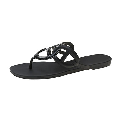 Internet Celebrity Flats Summer Beach Pig Nose Slippers