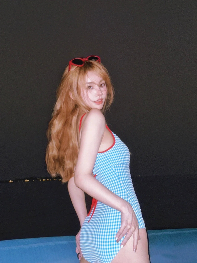 Summer Fresh Gingham Loli Pure Female Bandage