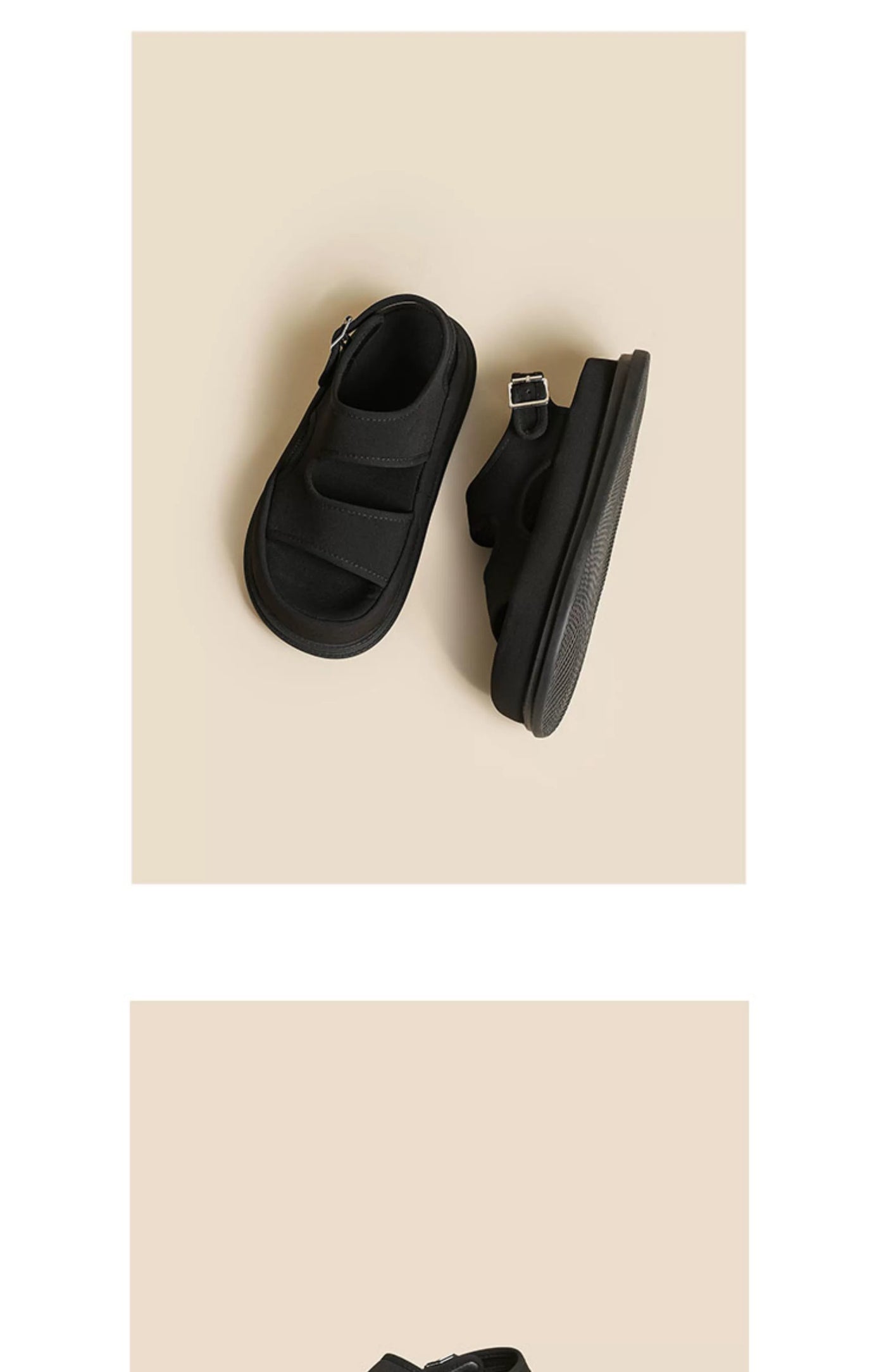 Soft Elastic Thick Sole Elastic Band Slip-on Casual Sandals