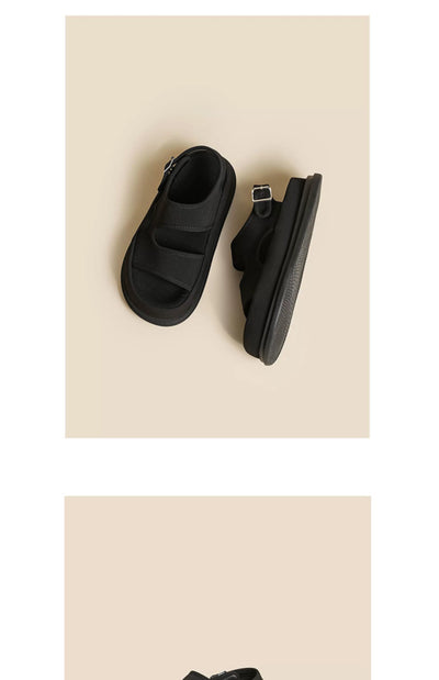Soft Elastic Thick Sole Elastic Band Slip-on Casual Sandals