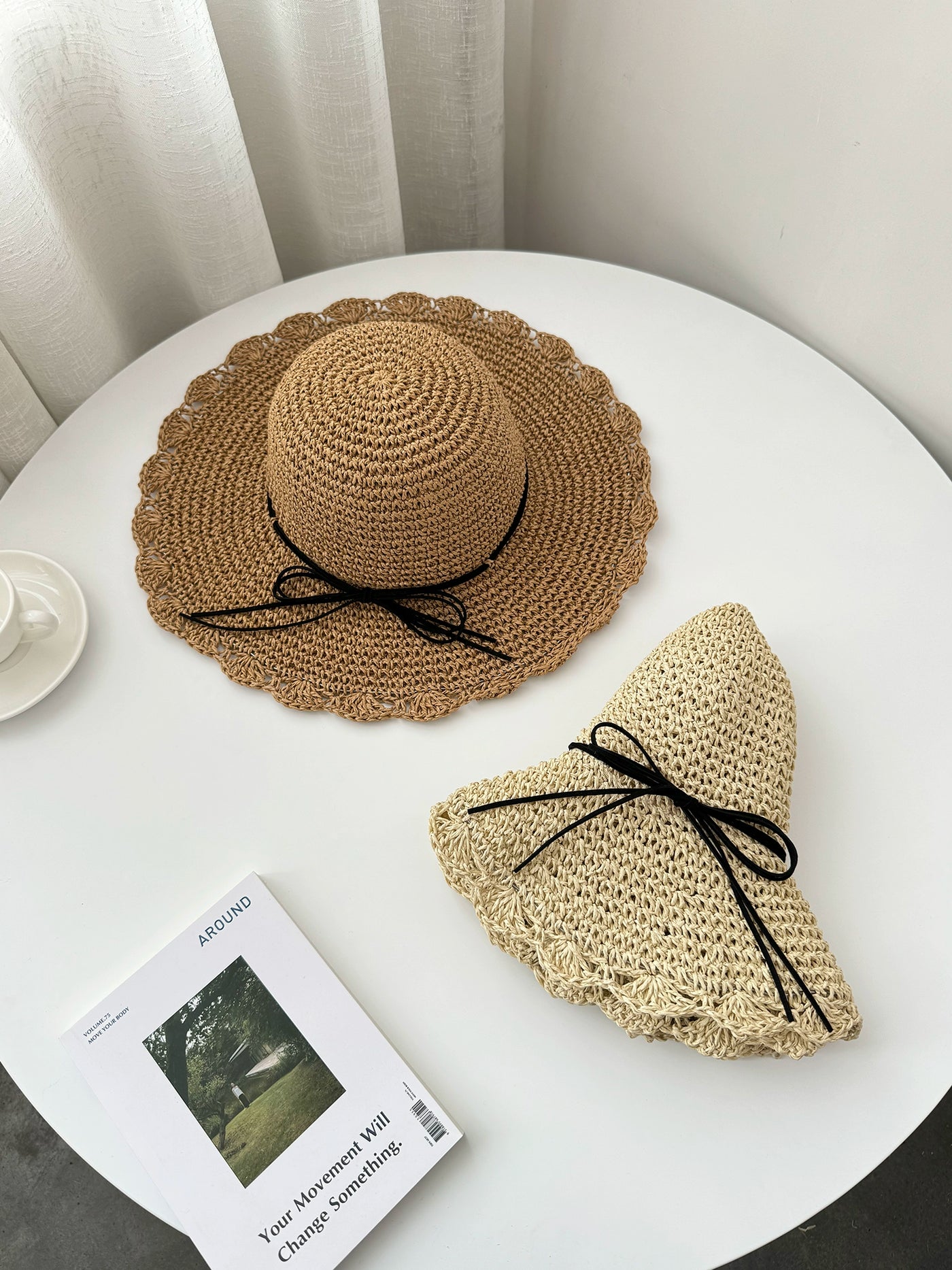 Straw Hat Summer Foldable Beach Women's Fresh Hat