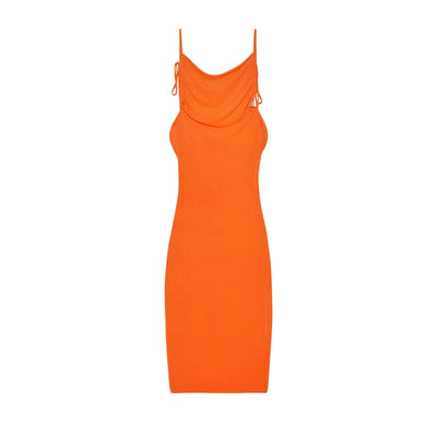 2024 New Summer Fashion Sexy Strapless Dress Strapless Hang Neck Temperament Dress
