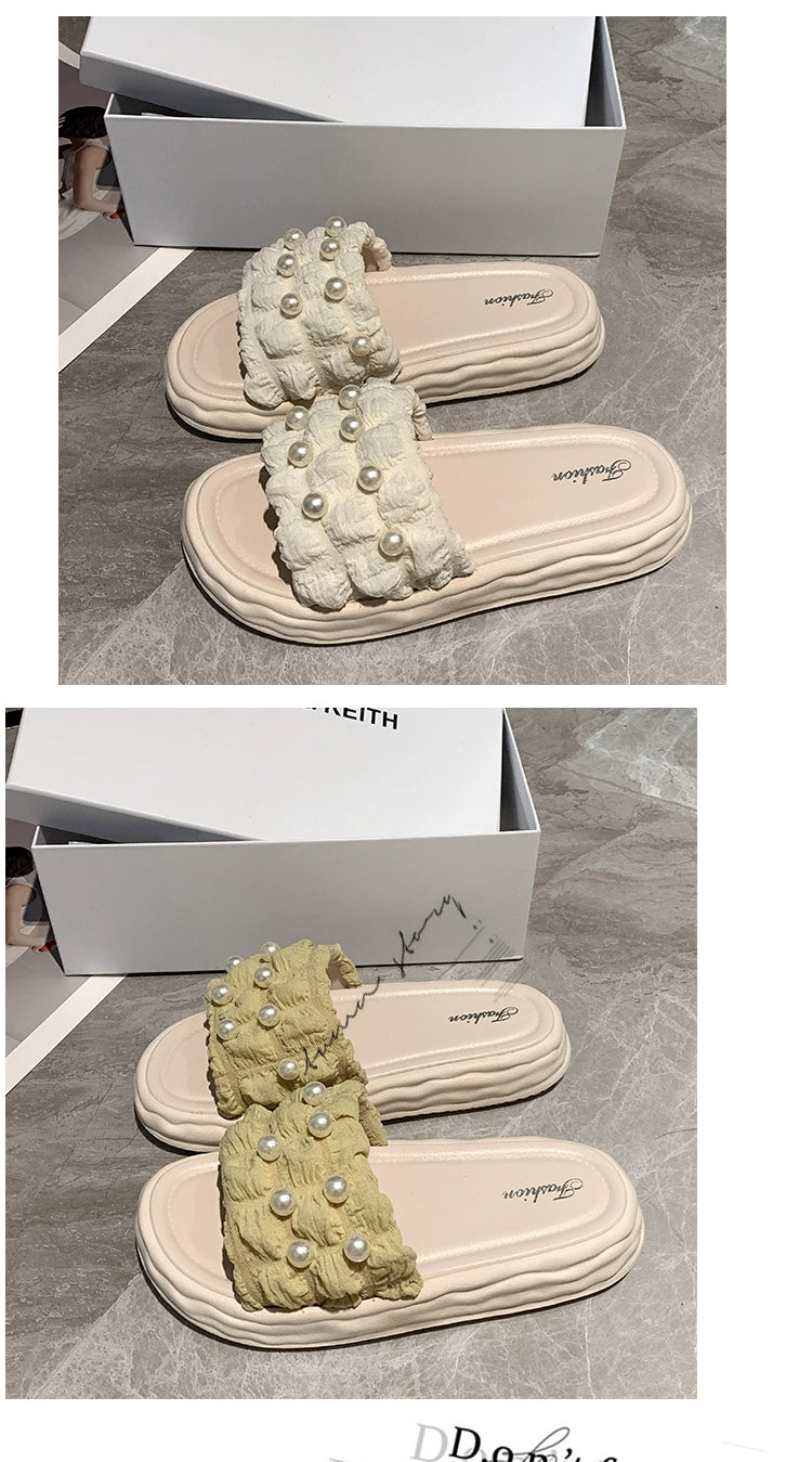 Thick Sole Fairy Style Seaside Vacation Beach Sandals