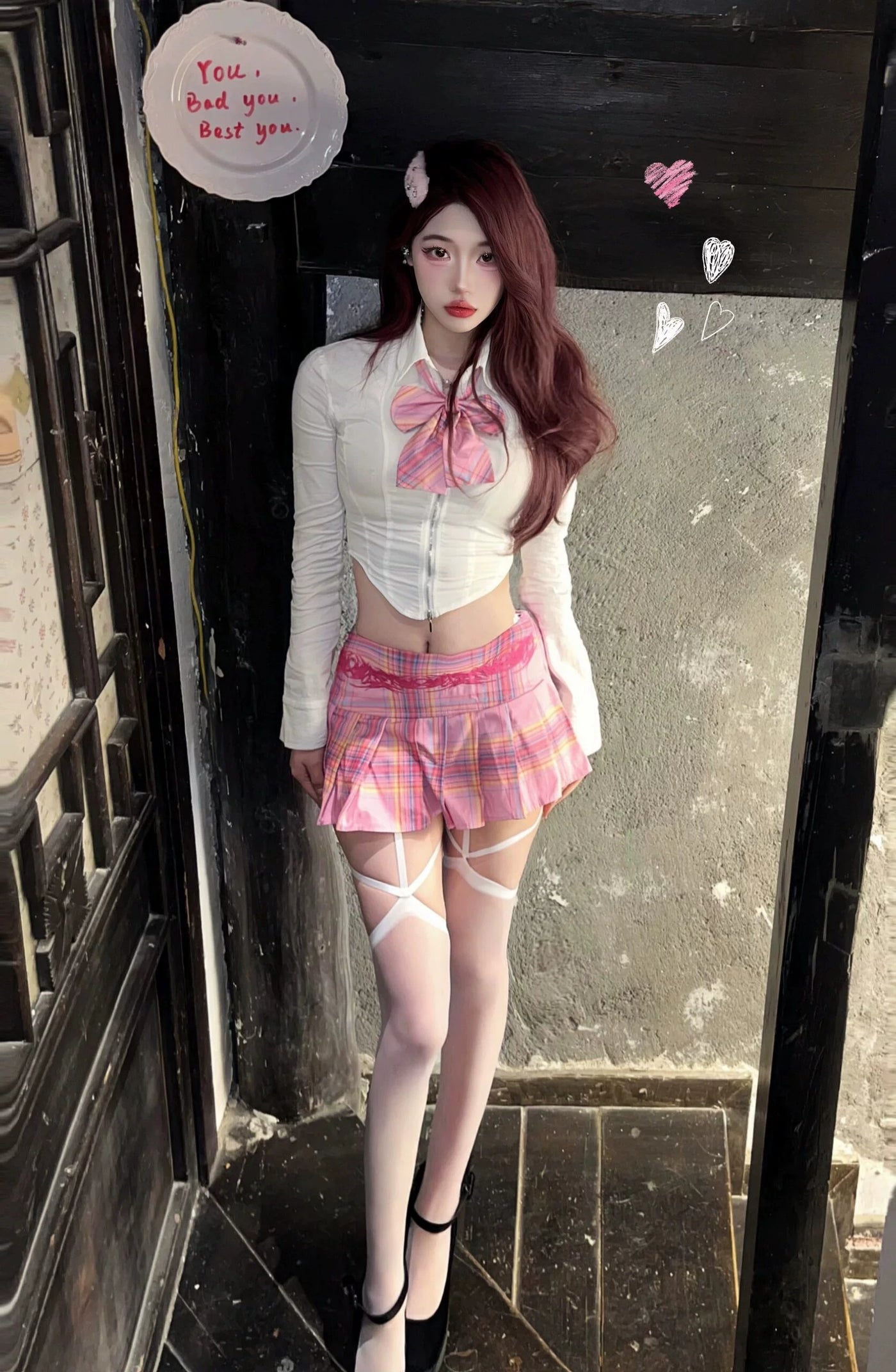 Shirt Millennium Slim Looking Easiest for Match Pure Desire Sexy JK Uniform