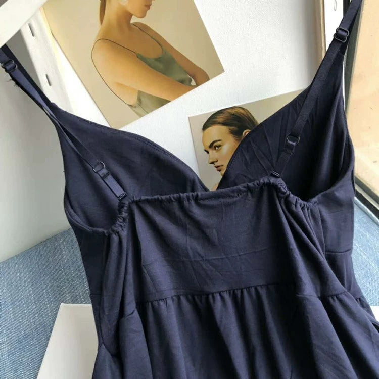 Modal Femous Style Sexy Slip Dress